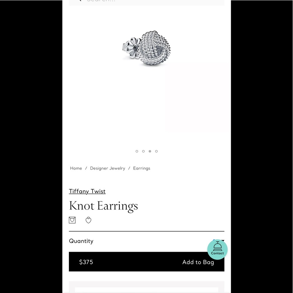 Tiffany & Co Tiffany Twist Knot Earrings